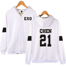Load image into Gallery viewer, LUCKYFRIDAYF Kpop EXO Hooded Sweatshirt Women Korean Popular Hip Hop Winter Coat Fashion Women Hoodies Sweatshirts Casual Clothe