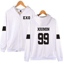 Load image into Gallery viewer, LUCKYFRIDAYF Kpop EXO Hooded Sweatshirt Women Korean Popular Hip Hop Winter Coat Fashion Women Hoodies Sweatshirts Casual Clothe