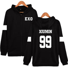 Load image into Gallery viewer, LUCKYFRIDAYF Kpop EXO Hooded Sweatshirt Women Korean Popular Hip Hop Winter Coat Fashion Women Hoodies Sweatshirts Casual Clothe
