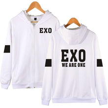 Load image into Gallery viewer, LUCKYFRIDAYF Kpop EXO Hooded Sweatshirt Women Korean Popular Hip Hop Winter Coat Fashion Women Hoodies Sweatshirts Casual Clothe