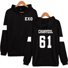 Load image into Gallery viewer, LUCKYFRIDAYF Kpop EXO Hooded Sweatshirt Women Korean Popular Hip Hop Winter Coat Fashion Women Hoodies Sweatshirts Casual Clothe