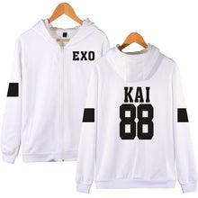 Load image into Gallery viewer, LUCKYFRIDAYF Kpop EXO Hooded Sweatshirt Women Korean Popular Hip Hop Winter Coat Fashion Women Hoodies Sweatshirts Casual Clothe
