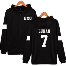 Load image into Gallery viewer, LUCKYFRIDAYF Kpop EXO Hooded Sweatshirt Women Korean Popular Hip Hop Winter Coat Fashion Women Hoodies Sweatshirts Casual Clothe
