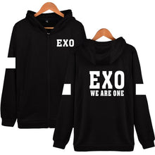 Load image into Gallery viewer, LUCKYFRIDAYF Kpop EXO Hooded Sweatshirt Women Korean Popular Hip Hop Winter Coat Fashion Women Hoodies Sweatshirts Casual Clothe