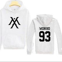 Load image into Gallery viewer, Kpop Monsta X Hoodies Women Men Harajuku Sweatshirt K-pop Wonho YOOKIHYUN  I.M jooheon Long Sleeve Fleece Hooded Tracksuit 4XL