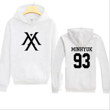 Load image into Gallery viewer, Kpop Monsta X Hoodies Women Men Harajuku Sweatshirt K-pop Wonho YOOKIHYUN  I.M jooheon Long Sleeve Fleece Hooded Tracksuit 4XL