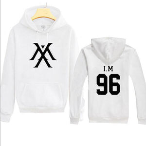 Kpop Monsta X Hoodies Women Men Harajuku Sweatshirt K-pop Wonho YOOKIHYUN  I.M jooheon Long Sleeve Fleece Hooded Tracksuit 4XL