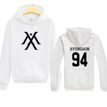 Load image into Gallery viewer, Kpop Monsta X Hoodies Women Men Harajuku Sweatshirt K-pop Wonho YOOKIHYUN  I.M jooheon Long Sleeve Fleece Hooded Tracksuit 4XL