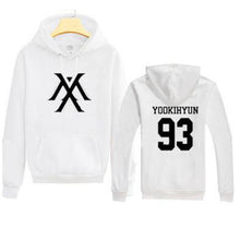 Load image into Gallery viewer, Kpop Monsta X Hoodies Women Men Harajuku Sweatshirt K-pop Wonho YOOKIHYUN  I.M jooheon Long Sleeve Fleece Hooded Tracksuit 4XL