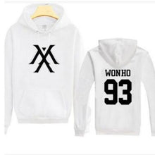 Load image into Gallery viewer, Kpop Monsta X Hoodies Women Men Harajuku Sweatshirt K-pop Wonho YOOKIHYUN  I.M jooheon Long Sleeve Fleece Hooded Tracksuit 4XL