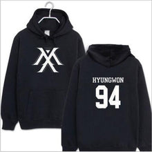 Load image into Gallery viewer, Kpop Monsta X Hoodies Women Men Harajuku Sweatshirt K-pop Wonho YOOKIHYUN  I.M jooheon Long Sleeve Fleece Hooded Tracksuit 4XL