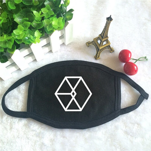 Youpop Wholesale KPOP Fan EXO EXO-K EXO-M DUS Logo Antidust Cotton Mouth-muffle Masques Face Mask