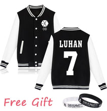 Load image into Gallery viewer, WEJNXIN Kpop Exo Fleece Hoodies Women Autumn Winter Women&#39;s Casual Long Sleeve Harajuku Sweatshirt Exo Fans Female Sudadera