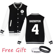 Load image into Gallery viewer, WEJNXIN Kpop Exo Fleece Hoodies Women Autumn Winter Women&#39;s Casual Long Sleeve Harajuku Sweatshirt Exo Fans Female Sudadera