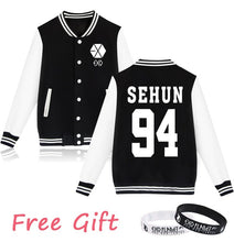 Load image into Gallery viewer, WEJNXIN Kpop Exo Fleece Hoodies Women Autumn Winter Women&#39;s Casual Long Sleeve Harajuku Sweatshirt Exo Fans Female Sudadera