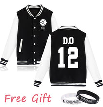 Load image into Gallery viewer, WEJNXIN Kpop Exo Fleece Hoodies Women Autumn Winter Women&#39;s Casual Long Sleeve Harajuku Sweatshirt Exo Fans Female Sudadera