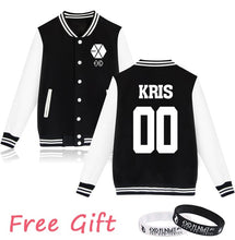 Load image into Gallery viewer, WEJNXIN Kpop Exo Fleece Hoodies Women Autumn Winter Women&#39;s Casual Long Sleeve Harajuku Sweatshirt Exo Fans Female Sudadera