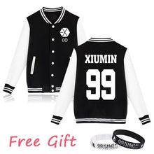 Load image into Gallery viewer, WEJNXIN Kpop Exo Fleece Hoodies Women Autumn Winter Women&#39;s Casual Long Sleeve Harajuku Sweatshirt Exo Fans Female Sudadera