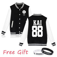 Load image into Gallery viewer, WEJNXIN Kpop Exo Fleece Hoodies Women Autumn Winter Women&#39;s Casual Long Sleeve Harajuku Sweatshirt Exo Fans Female Sudadera