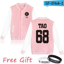 Load image into Gallery viewer, WEJNXIN Kpop Exo Fleece Hoodies Women Autumn Winter Women&#39;s Casual Long Sleeve Harajuku Sweatshirt Exo Fans Female Sudadera