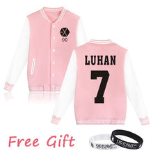 Load image into Gallery viewer, WEJNXIN Kpop Exo Fleece Hoodies Women Autumn Winter Women&#39;s Casual Long Sleeve Harajuku Sweatshirt Exo Fans Female Sudadera