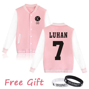 WEJNXIN Kpop Exo Fleece Hoodies Women Autumn Winter Women's Casual Long Sleeve Harajuku Sweatshirt Exo Fans Female Sudadera