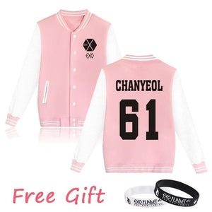 WEJNXIN Kpop Exo Fleece Hoodies Women Autumn Winter Women's Casual Long Sleeve Harajuku Sweatshirt Exo Fans Female Sudadera