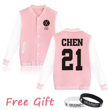 Load image into Gallery viewer, WEJNXIN Kpop Exo Fleece Hoodies Women Autumn Winter Women&#39;s Casual Long Sleeve Harajuku Sweatshirt Exo Fans Female Sudadera