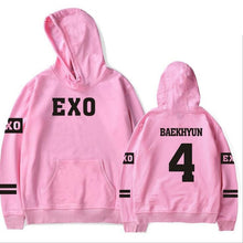 Load image into Gallery viewer, Korean Kpop Exo Hoodies Men Women Harajuku Fleece Long Sleeve Pullover Hooded Sweatshirts Hip Hop Tracksuit Brand-Clothing 4XL