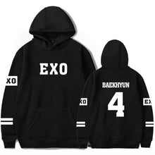 Load image into Gallery viewer, Korean Kpop Exo Hoodies Men Women Harajuku Fleece Long Sleeve Pullover Hooded Sweatshirts Hip Hop Tracksuit Brand-Clothing 4XL