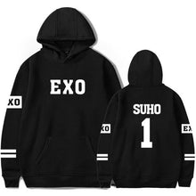 Load image into Gallery viewer, Korean Kpop Exo Hoodies Men Women Harajuku Fleece Long Sleeve Pullover Hooded Sweatshirts Hip Hop Tracksuit Brand-Clothing 4XL