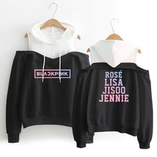 Load image into Gallery viewer, blackpink hoodie women Kpop Sweatshirt  blackpink sweatshirt Hip Hop Printed Hoodies Clothes Pullover sweatshirts Feminina girls