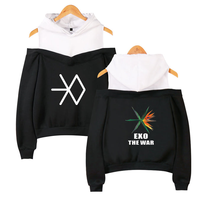 2018 Hot Sale Kpop EXO LU HAN SE HUN KAI EXO OVERDOSE Hoodies women Harajuku Fashion Sweatshirts Casual Girl Sexy Pullovers Tops