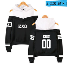 Load image into Gallery viewer, 2018 Hot Sale Kpop EXO LU HAN SE HUN KAI EXO OVERDOSE Hoodies women Harajuku Fashion Sweatshirts Casual Girl Sexy Pullovers Tops