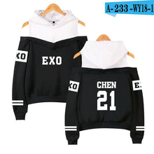Load image into Gallery viewer, 2018 Hot Sale Kpop EXO LU HAN SE HUN KAI EXO OVERDOSE Hoodies women Harajuku Fashion Sweatshirts Casual Girl Sexy Pullovers Tops