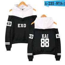 Load image into Gallery viewer, 2018 Hot Sale Kpop EXO LU HAN SE HUN KAI EXO OVERDOSE Hoodies women Harajuku Fashion Sweatshirts Casual Girl Sexy Pullovers Tops