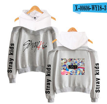 Load image into Gallery viewer, Frdun Tommy stray kids KPOP Off-shoulder Sweatshirt Women Fashion Hip Pop Printed Women Hoodies Highstreet Sweatshirt XS-2XL