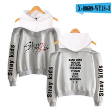 Load image into Gallery viewer, Frdun Tommy stray kids KPOP Off-shoulder Sweatshirt Women Fashion Hip Pop Printed Women Hoodies Highstreet Sweatshirt XS-2XL