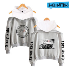 Load image into Gallery viewer, Frdun Tommy stray kids KPOP Off-shoulder Sweatshirt Women Fashion Hip Pop Printed Women Hoodies Highstreet Sweatshirt XS-2XL