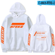 Load image into Gallery viewer, FADUN TOMMY ATEEZ Print Hooded Women and Men popular Clothes 2019 Harajuku Casual Hot Sale Hoodies Kpop sweatshirt Plus Size