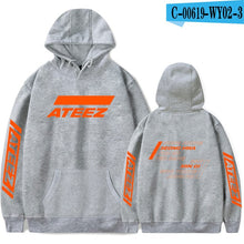 Load image into Gallery viewer, FADUN TOMMY ATEEZ Print Hooded Women and Men popular Clothes 2019 Harajuku Casual Hot Sale Hoodies Kpop sweatshirt Plus Size