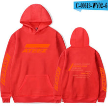 Load image into Gallery viewer, FADUN TOMMY ATEEZ Print Hooded Women and Men popular Clothes 2019 Harajuku Casual Hot Sale Hoodies Kpop sweatshirt Plus Size