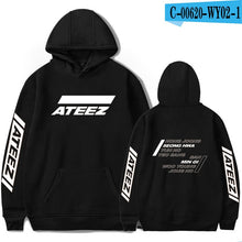 Load image into Gallery viewer, FADUN TOMMY ATEEZ Print Hooded Women and Men popular Clothes 2019 Harajuku Casual Hot Sale Hoodies Kpop sweatshirt Plus Size