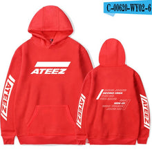 Load image into Gallery viewer, FADUN TOMMY ATEEZ Print Hooded Women and Men popular Clothes 2019 Harajuku Casual Hot Sale Hoodies Kpop sweatshirt Plus Size