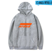 Load image into Gallery viewer, FADUN TOMMY ATEEZ Print Hooded Women and Men popular Clothes 2019 Harajuku Casual Hot Sale Hoodies Kpop sweatshirt Plus Size