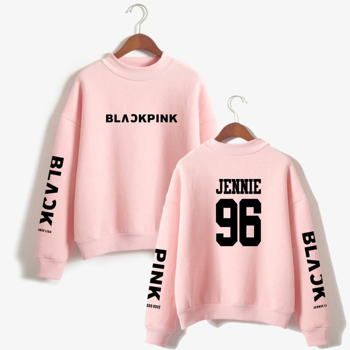 Kpop Blackpink sweatshirt K Pop Women Hoodies Sweatshirts Outwear Hip-Hop Blackpink Print Mens K-Pop Hoodies Sweatshirts Clothes