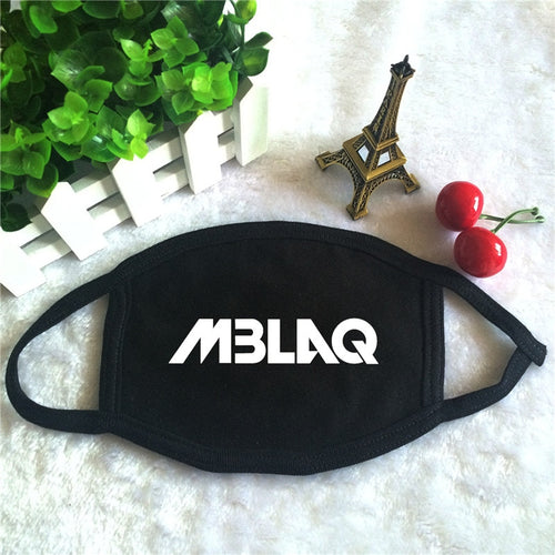 Youpop K-POP MBLAQ Official Logo 2016 New KPOP Dust Cotton Mouth-muffle Face Mask Dammskydd Maschere Antipolvere Masques