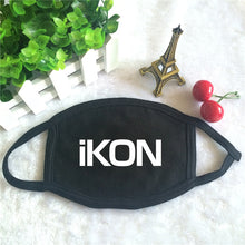 Load image into Gallery viewer, Youpop K-POP IKON Letter Logo 2016 New KPOP Dust Cotton Mouth-muffle Face Mask Dammskydd Maschere Antipolvere Masques